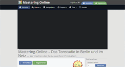 Desktop Screenshot of mastering-online.com