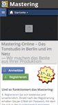Mobile Screenshot of mastering-online.com